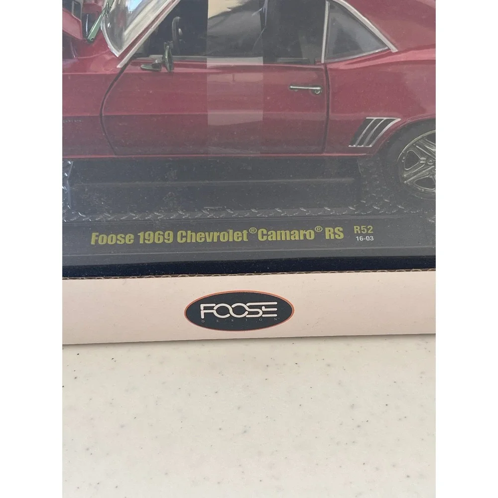 M2 Machines Foose 1969 Chevrolet Camaro RS Red 1:24‎ Diecast Model Car R52 16-03